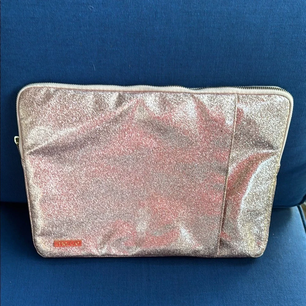 Pink Glitter Tablet Sleeve with Padded Protection